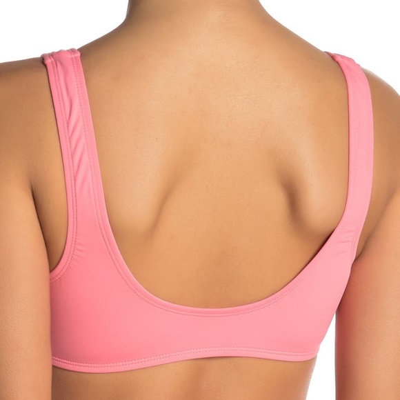 The Bikini Lab Solid Tie Front Bikini Top Size M - Picture 10 of 10
